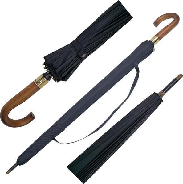 Изображение товара Зонт-трость RS (Rain Stop) RS24L (черный)