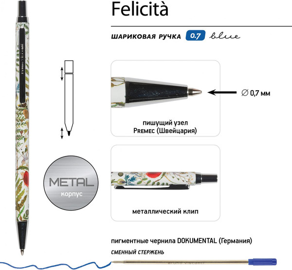 Изображение товара Набор канцелярский подарочный Bruno Visconti Flora. Луговые травы / 3-744/01-5