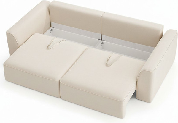 Изображение товара Диван Mio Tesoro Венеция  (велюр светло-бежевый)