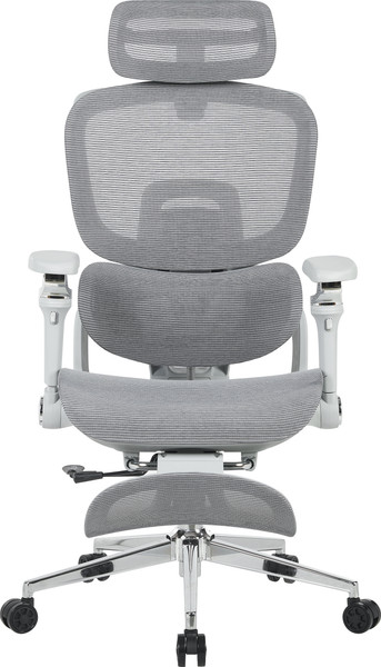 Изображение товара Кресло офисное TopChairs  Prodigy с оттоманкой (серый)