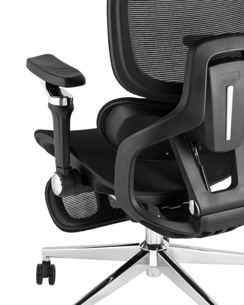 Изображение товара Кресло офисное TopChairs  Prodigy с оттоманкой  (черный)