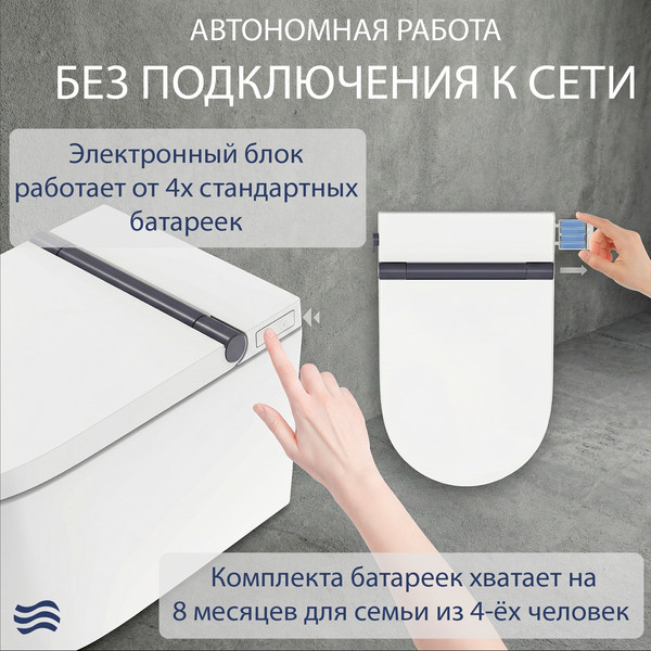 Изображение товара Унитаз подвесной с инсталляцией Lauter Smart 21W520002