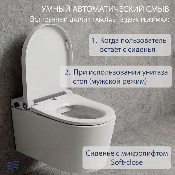 Изображение товара Унитаз подвесной с инсталляцией Lauter Smart 21W520002