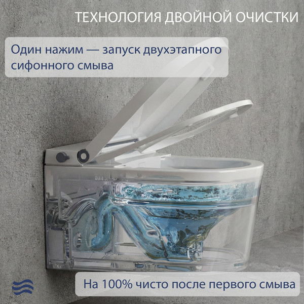 Изображение товара Унитаз подвесной с инсталляцией Lauter Smart 21W520002