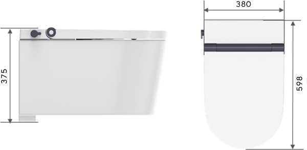 Изображение товара Унитаз подвесной с инсталляцией Lauter Smart 21W520002