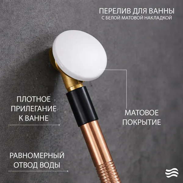 Изображение товара Ванна акриловая Lauter Haven 150 /21202005 (с каркасом, лицевым экраном белого цвета и сифоном 21Y11022 белый)