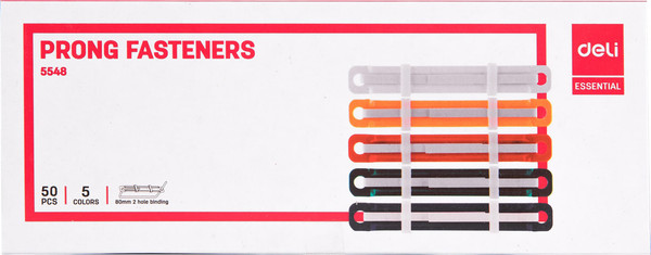 Изображение товара Набор скоросшивателей Deli E5548 (50шт)