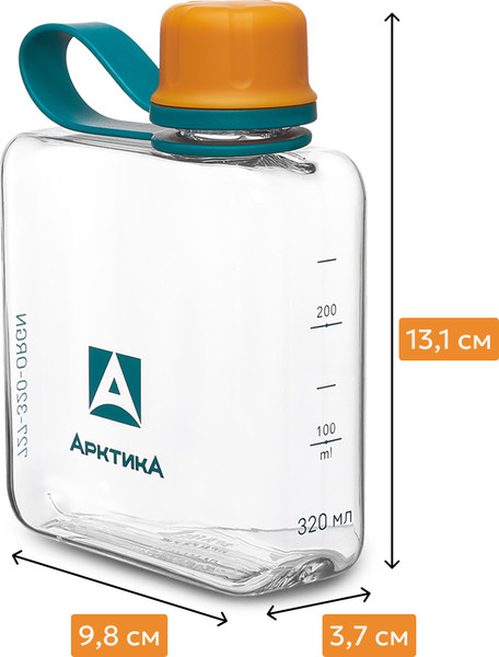 Изображение товара Бутылка для воды Арктика 727-320-ORGN (морошка)