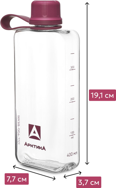 Изображение товара Бутылка для воды Арктика 727-400-BERR (вишня)