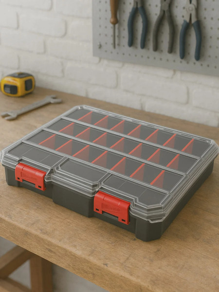 Изображение товара Ящик для инструментов QBrick System Regular Compact Organizer L BLA / ORGQRCLCZAPG001