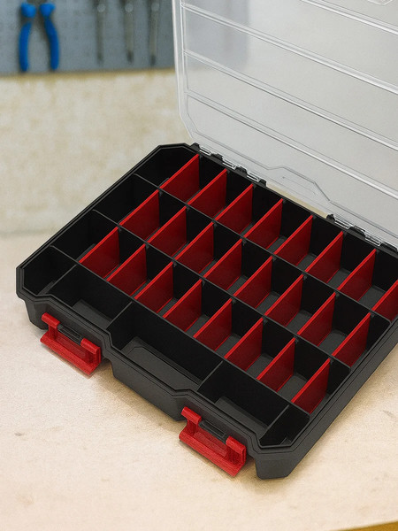 Изображение товара Ящик для инструментов QBrick System Regular Compact Organizer L BLA / ORGQRCLCZAPG001