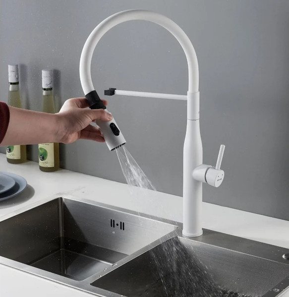 Изображение товара Смеситель Shevanik S123C-1 (белый)