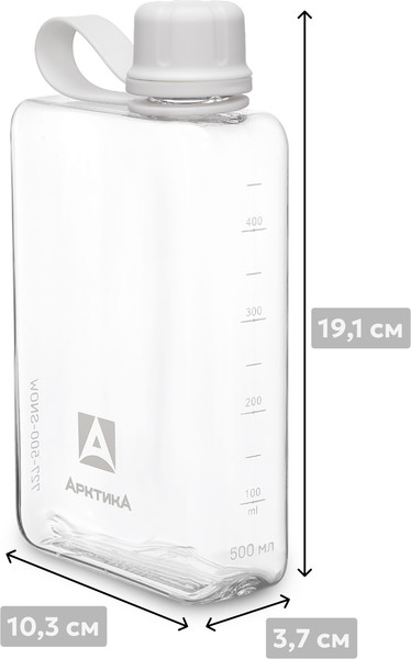 Изображение товара Бутылка для воды Арктика 727-500-SNOW (снег)