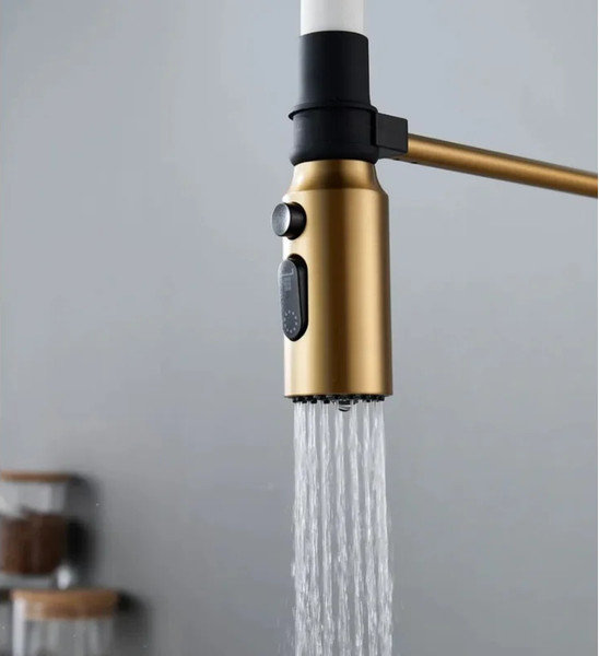 Изображение товара Смеситель Shevanik S123G-1 (золотой сатин)