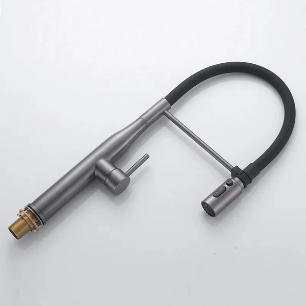 Изображение товара Смеситель Shevanik S123T-3 (оружейная сталь)