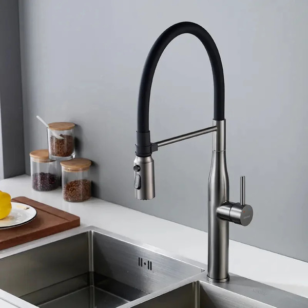 Изображение товара Смеситель Shevanik S123T-3 (оружейная сталь)