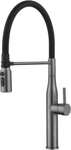 Изображение товара Смеситель Shevanik S123T-3 (оружейная сталь)