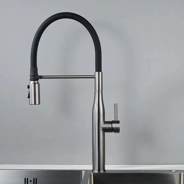 Изображение товара Смеситель Shevanik S123T-3 (оружейная сталь)