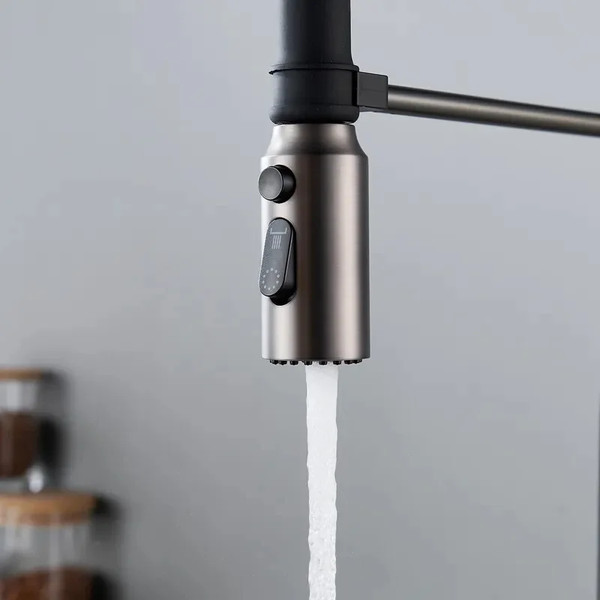 Изображение товара Смеситель Shevanik S123T-3 (оружейная сталь)