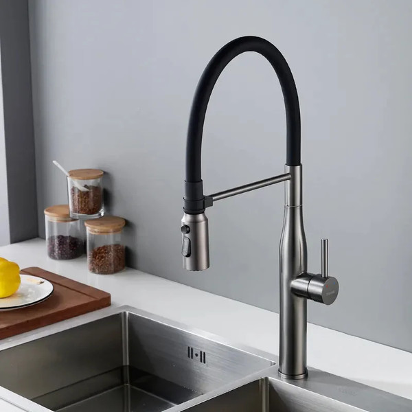 Изображение товара Смеситель Shevanik S123T-3 (оружейная сталь)