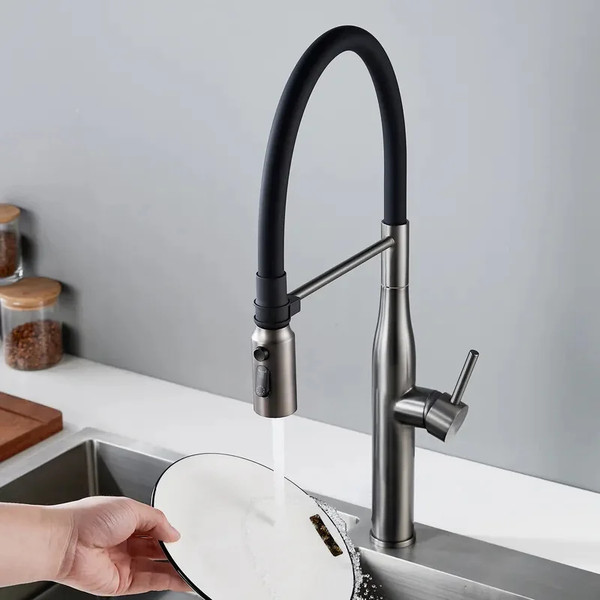 Изображение товара Смеситель Shevanik S123T-3 (оружейная сталь)