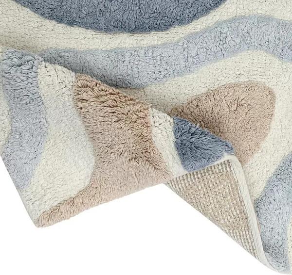 Изображение товара Коврик для ванной Tkano Ethnic Tkano Flow / TK25-BM0002 (серо-синий)