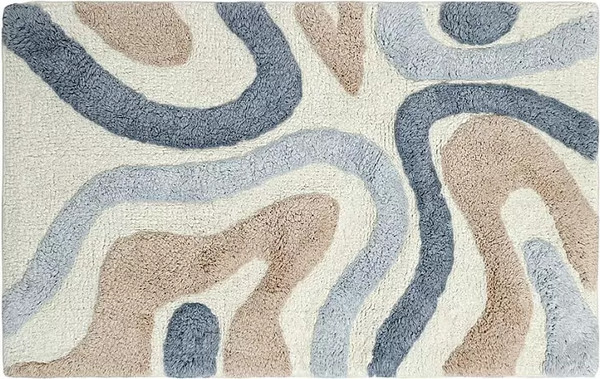 Изображение товара Коврик для ванной Tkano Ethnic Tkano Flow / TK25-BM0002 (серо-синий)