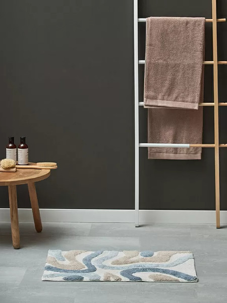 Изображение товара Коврик для ванной Tkano Ethnic Tkano Flow / TK25-BM0002 (серо-синий)