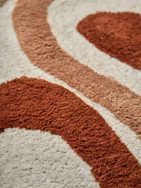 Изображение товара Коврик для ванной Tkano Ethnic Tkano Flow / TK25-BM0001 (терракотовый)