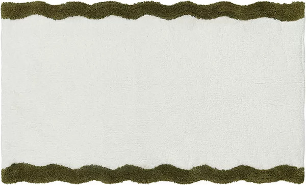 Изображение товара Коврик для ванной Tkano Trendy Ruffles / TK25-BM0006 (оливковый)