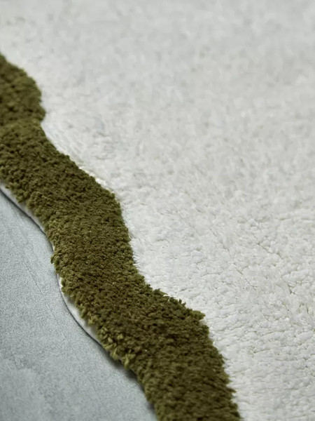 Изображение товара Коврик для ванной Tkano Trendy Ruffles / TK25-BM0006 (оливковый)