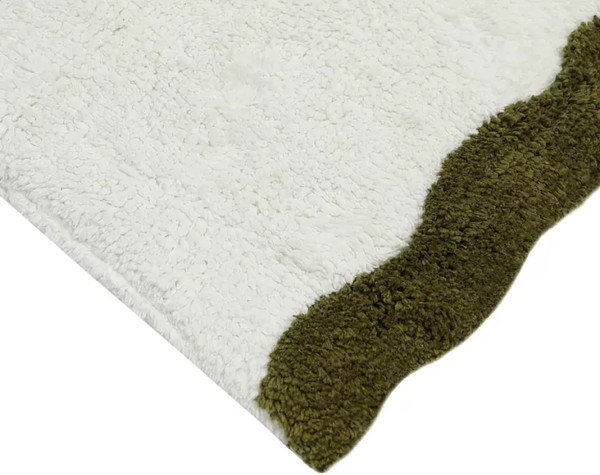 Изображение товара Коврик для ванной Tkano Trendy Ruffles / TK25-BM0006 (оливковый)