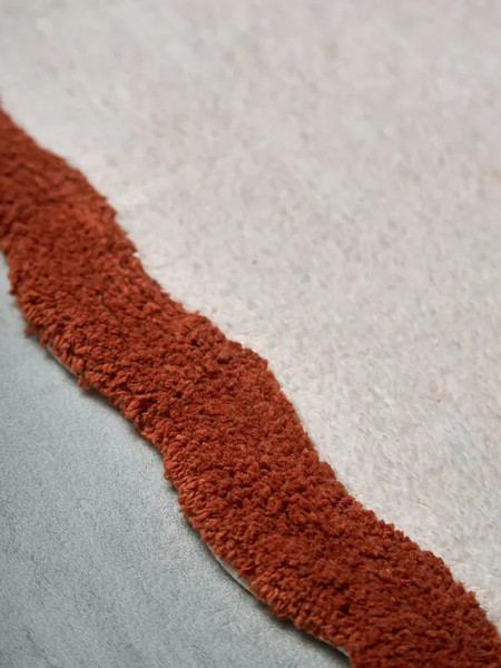 Изображение товара Коврик для ванной Tkano Trendy Ruffles / TK25-BM0005 (терракотовый)