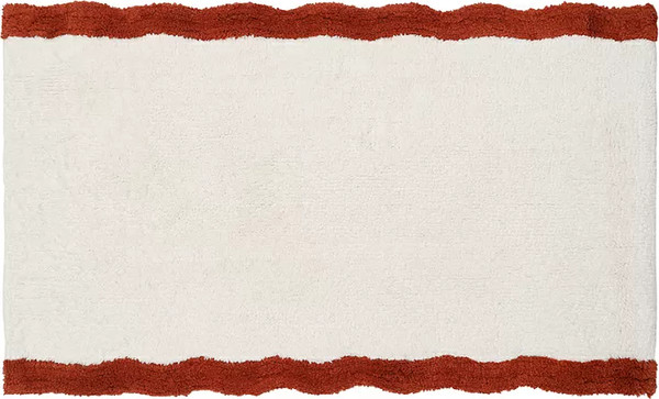 Изображение товара Коврик для ванной Tkano Trendy Ruffles / TK25-BM0005 (терракотовый)