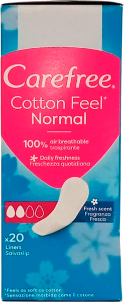 Изображение товара Прокладки гигиенические Carefree Floral Bouquet (20шт)