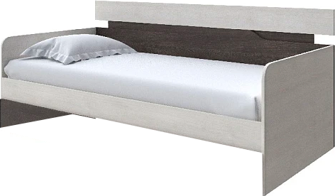 Изображение товара Кровать-тахта Proson Milton 90x200 (дуб шамони светлый 124/дуб кантербери)