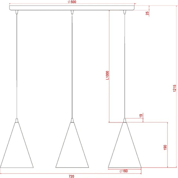 Изображение товара Люстра Arte Lamp A7074SP-3BK