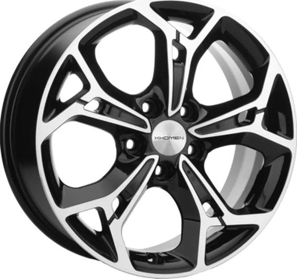 Изображение товара Литой диск Khomen KHW1702 Kia K5 17x7" 5x114.3мм DIA 67.1мм ET 48мм Black FP