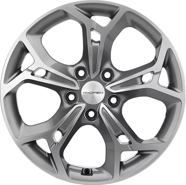 Изображение товара Литой диск Khomen KHW1702 Sportage 17x7" 5x114.3мм DIA 67.1мм ET 48.5мм Gray FP