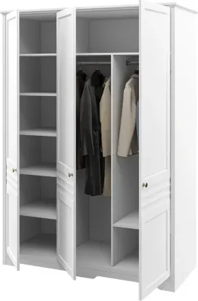 Изображение товара Шкаф ELVA Риволо NEM05HP-3D-1590/620/2220 (35) (белый)