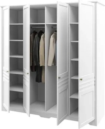 Изображение товара Шкаф ELVA Риволо NEM05HP-4D-2090/620/2220 (35) (белый)