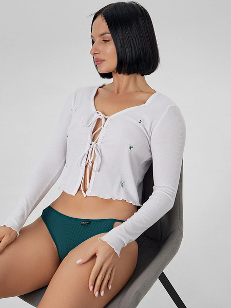 Изображение товара Трусы женские Mark Formelle 412614 (р.102, изумруд/декор)