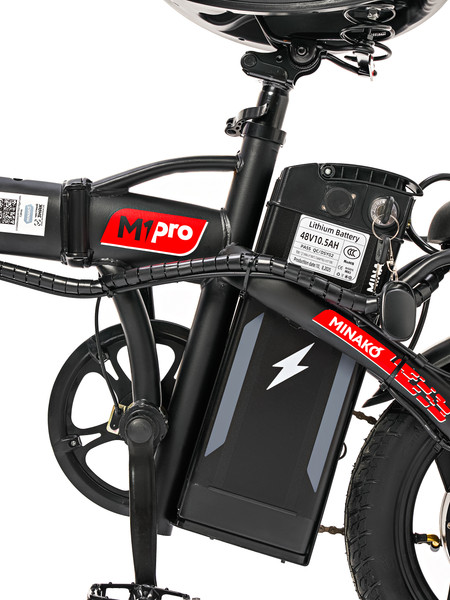 Изображение товара Электровелосипед Minako M1 Pro (красный)