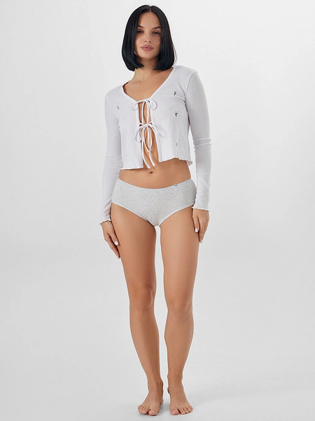 Изображение товара Трусы женские Mark Formelle 412677 (р.106, серый меланж 4306-А-11/декор)