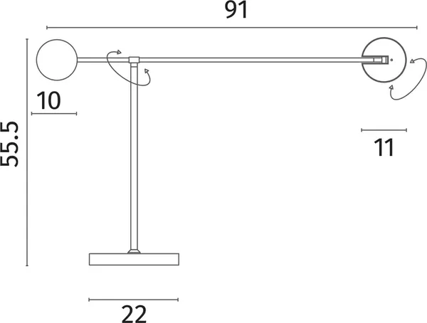 Изображение товара Торшер Divinare 2623/06 PN-9