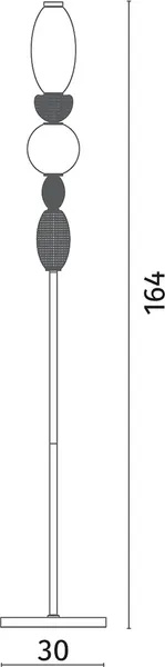 Изображение товара Торшер Divinare 5016/17 PN-20
