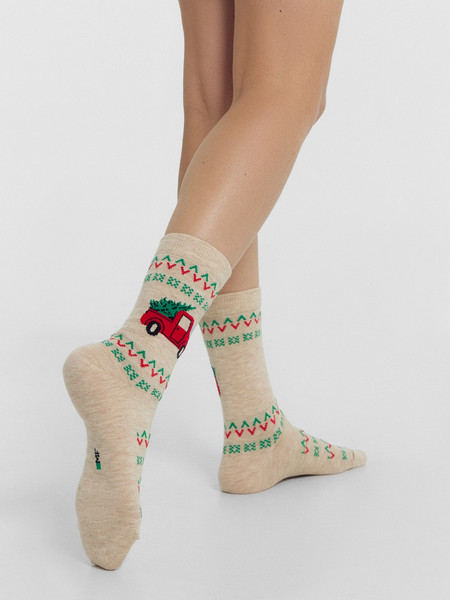 Изображение товара Носки Mark Formelle 394K-2959 (р.23-25, бежевый меланж)