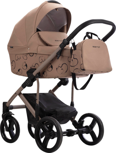 Изображение товара Детская универсальная коляска Bebetto Magnum Light SE 2в1 (06, темно-бежевый/бежевая рама)