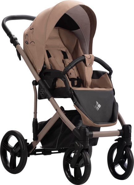 Изображение товара Детская универсальная коляска Bebetto Magnum Light SE 2в1 (06, темно-бежевый/бежевая рама)