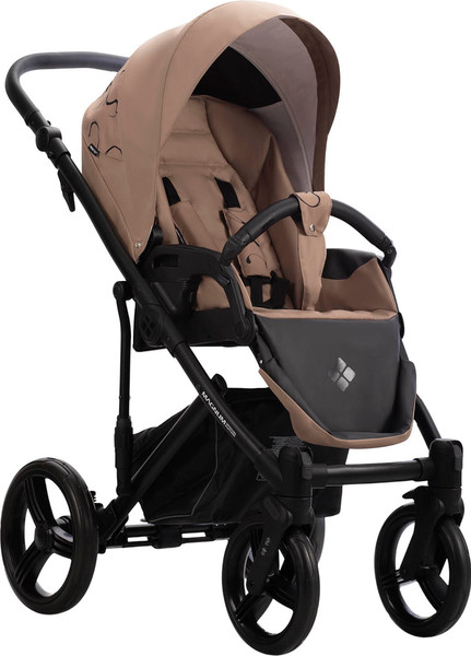 Изображение товара Детская универсальная коляска Bebetto Magnum Light SE 2в1 (06, темно-бежевый/черная рама)